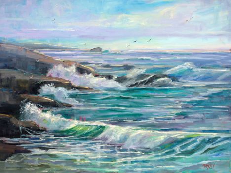 Waves painting